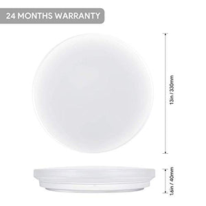 Plafoniera LED Lampada a Soffitto Bianco Naturale 4000K 24W 2050 Lumens