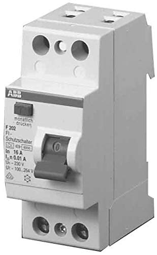 ABB F202 A 40A 30MA INTERR.DIFFERENZ. PURO 2P White - Ilgrandebazar