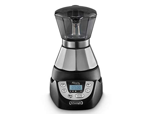 De'Longhi Moka Elettrica EMKP21.B Alicia, Nero/Argento - Ilgrandebazar