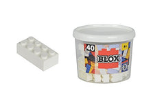 Carica l&#39;immagine nel visualizzatore di Gallery, Simba- Barattolo 40 Pezzi Blox Monocolore, Colore Bianco, 104118890 Bianco