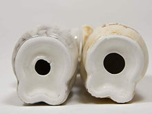 Carica l&#39;immagine nel visualizzatore di Gallery, Coppia elefanti in ceramica intrecciati fatti e decorati a mano - Ilgrandebazar