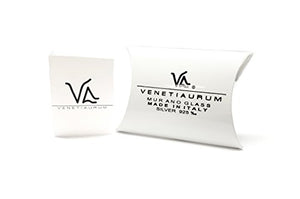 Venetiaurum - Charm In Vetro Originale Di Murano E Argento 925 - Gioiello...