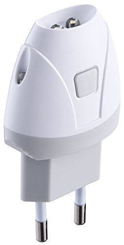 Electraline 58303 Torcia d'Emergenza Automatica con Funzione Luce di Bianco