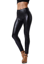 Carica l&#39;immagine nel visualizzatore di Gallery, FITTOO Leggings in Pelle da Donna Pantaloni Ecopelle Collant Sexy Leather... - Ilgrandebazar