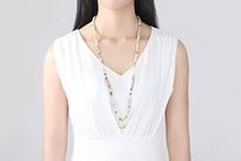 Carica l&#39;immagine nel visualizzatore di Gallery, COAI Bracciale Collana 108 Perle Mala in Amazzonite Sfaccettata