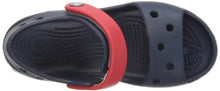 Carica l&#39;immagine nel visualizzatore di Gallery, Crocs Crocband Kids, Sandali con Cinturino alla 33/34 EU, Blu Navy Red