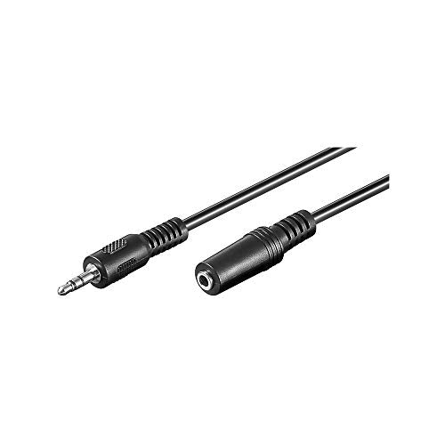 Goobay 50432 Cavo di estensione per cuffie e audio AUX; a 3 pin; jack da 3,5...