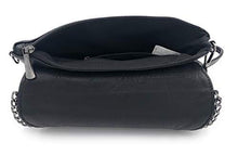 Carica l&#39;immagine nel visualizzatore di Gallery, ELIOX - Pochette Donna Elegante con Catena e Tracolla in Morbida Pelle Nero