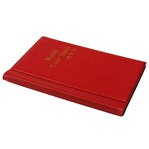 VORCOOL Raccoglitore per Monete da Collezione Album Portamonete 120 Rosso - Ilgrandebazar