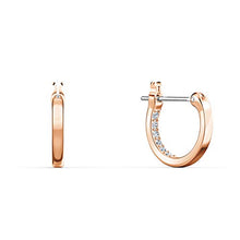 Carica l&#39;immagine nel visualizzatore di Gallery, Swarovski Orecchini a pendolo e goccia Donna placcato_oro cristallo rotonda... - Ilgrandebazar