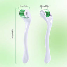 Carica l&#39;immagine nel visualizzatore di Gallery, Homful Titanio Micro-ago Derma Roller 0.5mm 540-aghi Trattamento verde - Ilgrandebazar