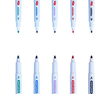 Carica l&#39;immagine nel visualizzatore di Gallery, 5 Pennarelli per Lavagnette – Doppia Punta, Media e Fine – Subito Asciutti,... - Ilgrandebazar