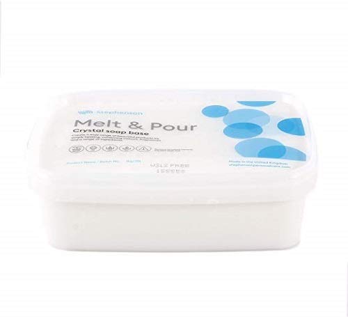 Mystic Moments - Base per sapone da sciogliere e versare 1kg, Trasparente. - Ilgrandebazar