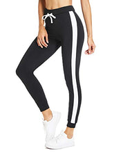 Carica l'immagine nel visualizzatore di Gallery, SEASUM pantaloni sportivi da donna jogging fitness moda lunghi M, Nero #2 - Ilgrandebazar