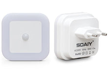 Carica l&#39;immagine nel visualizzatore di Gallery, SOAIY 2 Pezzi Luce notturna led Sensore di Movimento da Calda - Ilgrandebazar