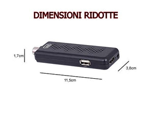 Trevi HE 3361 T2 Mini Decoder Digitale Terrestre HD DVBT-T2 HEVC con Codec... - Ilgrandebazar