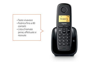 Gigaset A280 Telefono Portatile con Vivavoce Alta Qualità, Tastiera... - Ilgrandebazar