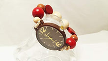 Carica l&#39;immagine nel visualizzatore di Gallery, Orologio da Polso di Legno Marrone Donna Regalo Compleanno Natale Amica... - Ilgrandebazar