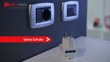 Carica l&#39;immagine nel visualizzatore di Gallery, Poly Pool PP2351 Adattatore Triplo con 2 Prese Bivalenti, 1 Presa Bianco - Ilgrandebazar