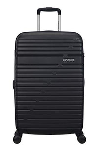 American Tourister Aero Racer Spinner 68 Expandable - 3.6 M, Nero (Jet Black)