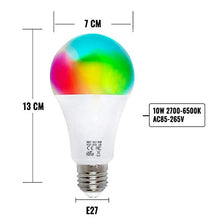 Carica l&#39;immagine nel visualizzatore di Gallery, Lampadina Intelligente WiFi EMC Italy | Smart 10W Multicolore...