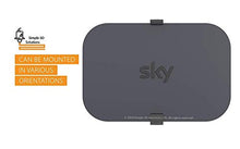 Carica l&#39;immagine nel visualizzatore di Gallery, Staffa per montaggio a parete Sky Q Mini Box, nera, completa di fissaggi