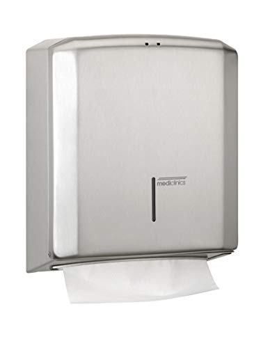 Mediclinics DT210CS Dispenser Carta Piegata, Satinato - Ilgrandebazar
