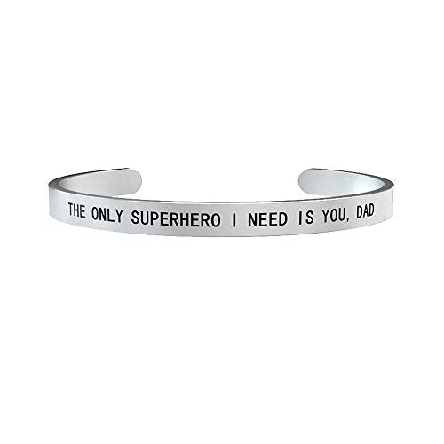 The only superhero i need is you, dad, Unica, Argento - Ilgrandebazar
