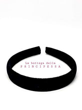 Carica l&#39;immagine nel visualizzatore di Gallery, Set da 3 Cerchietti in Velluto Non imbottito Leggermente bombato Made in... - Ilgrandebazar