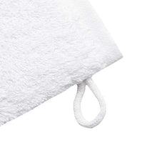 Carica l&#39;immagine nel visualizzatore di Gallery, ZOLLNER 10 Pezzi manopole da Bagno in Spugna, 16x21 cm Bianco, 16 x 21