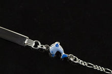Carica l&#39;immagine nel visualizzatore di Gallery, AKA Gioielli - Bracciale Targhetta Identificativa Bambini Argento 925 con...