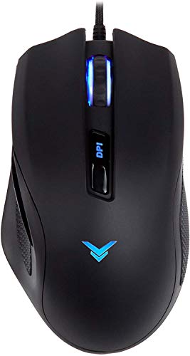 AmazonBasics - Mouse gaming multicolore, con macro programmabili, DPI di...