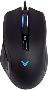 AmazonBasics - Mouse gaming multicolore, con macro programmabili, DPI di...