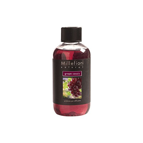 Millefiori Natural Ricarica per diffusore di fragranza 250ml, Grape Cassis - Ilgrandebazar