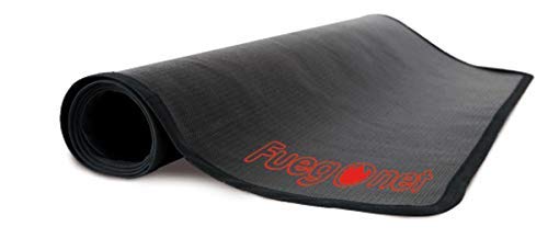 Masso 231480 - Tappeto ignifugo, 100 x 150 cm, colore nero 100 x 150 Nero - Ilgrandebazar