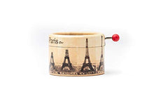Carica l'immagine nel visualizzatore di Gallery, Carillon con la melodia del film Amelie decorato con la Torre Eiffel di Parigi.