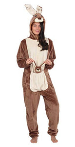 Pigiama Donna Intero Tuta Intera Pigiamone Unicorno Koala Coniglio M, Canguro