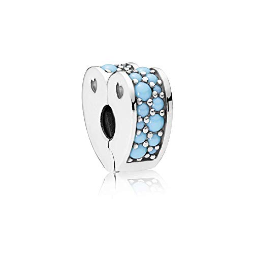 Pandora Clip in Argento Sterling Archi d'Amore Turchese - Ilgrandebazar