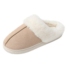 Carica l'immagine nel visualizzatore di Gallery, JOMIX Pantofole Donna Invernali Comode Ciabatte Ragazza Pelose Calde Ciabatte Pelliccia Sintetica Memory Foam Morbide Tomaia Scamosciata MD7210 (Beige, 41)