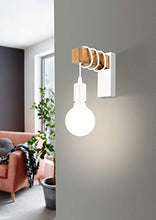 Carica l&#39;immagine nel visualizzatore di Gallery, EGLO Townshend illuminazione da parete Adatto per uso interno Bianco, Legno... - Ilgrandebazar
