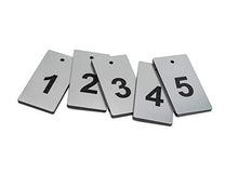 Carica l&#39;immagine nel visualizzatore di Gallery, OriginDesigned - Portachiavi con Numeri da 1 a 5, rettangolari incisi in...