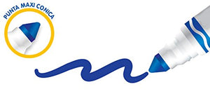 CRAYOLA-I Lavabilissimi Pennarelli Ultra-Lavabili, Punta Maxi, Colori... - Ilgrandebazar