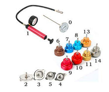 Carica l&#39;immagine nel visualizzatore di Gallery, FreeTec Tester di pressione carburante 14 Pz Kit tester per perdita di... - Ilgrandebazar