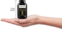 Carica l'immagine nel visualizzatore di Gallery, Vitamina E Naturale - 400 IU (D-alfa-tocoferolo), 200 Capsule Softgel |...