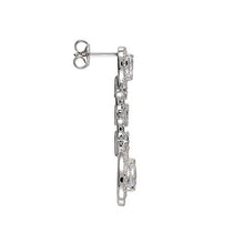 Carica l&#39;immagine nel visualizzatore di Gallery, Esse Marcasite-Anello in argento Sterling placcato al rodio, con Zirconia... - Ilgrandebazar