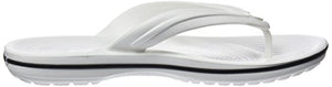 Crocs Crocband Flip, Infradito Unisex-Adulto 38/39 EU, Bianco White 100