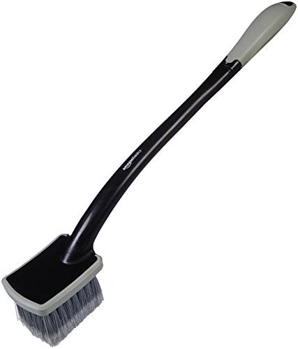 AmazonBasics - Spazzole per ruote auto, A manico lungo Confezione da 1 pezzo - Ilgrandebazar