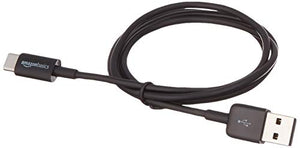 AmazonBasics - Cavo USB da maschio Type-C a USB-A 2.0, 0.9 m, Nero - Ilgrandebazar