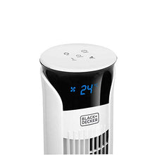 Carica l&#39;immagine nel visualizzatore di Gallery, BLACK+DECKER BXEFT49E Ventilatore a Torre Digitale Oscillante, 109 cm, Bianco