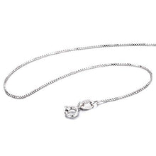 Carica l&#39;immagine nel visualizzatore di Gallery, Collana in Argento 925 Rodiato a Maglia Veneziana Sottile, Uomo Donna Made... - Ilgrandebazar